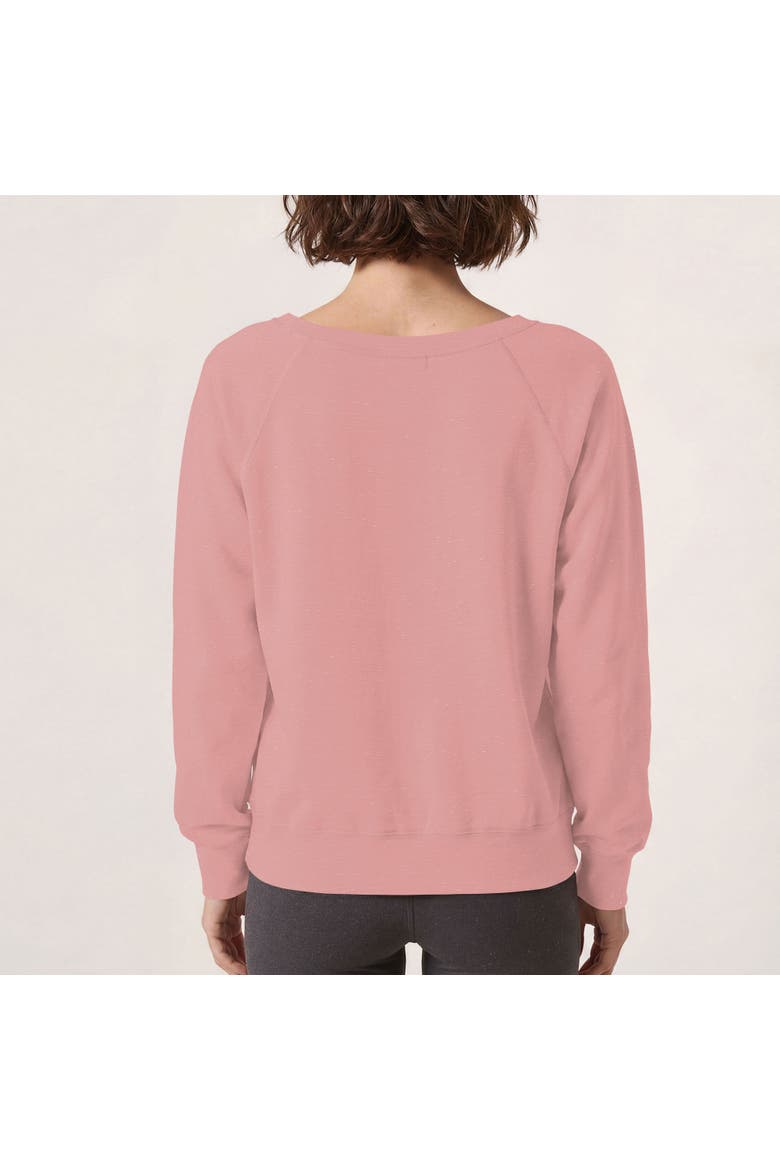 Junior's Great Book Friends Sweatshirt, Alternate, color, Desert Pink