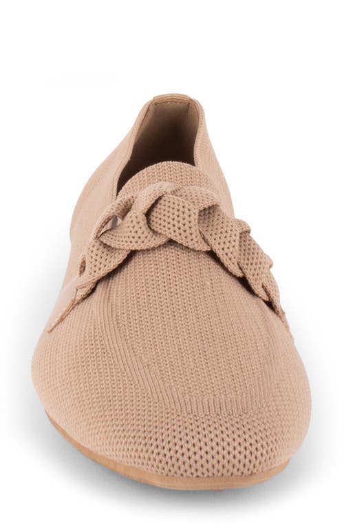 Tahari Andalusia Knit Loafer In Nude