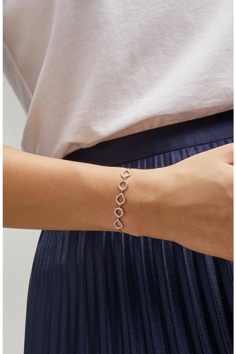 Mini Cluster Diamond Bracelet, Alternate, color, ROSE GOLD/ DIAMOND