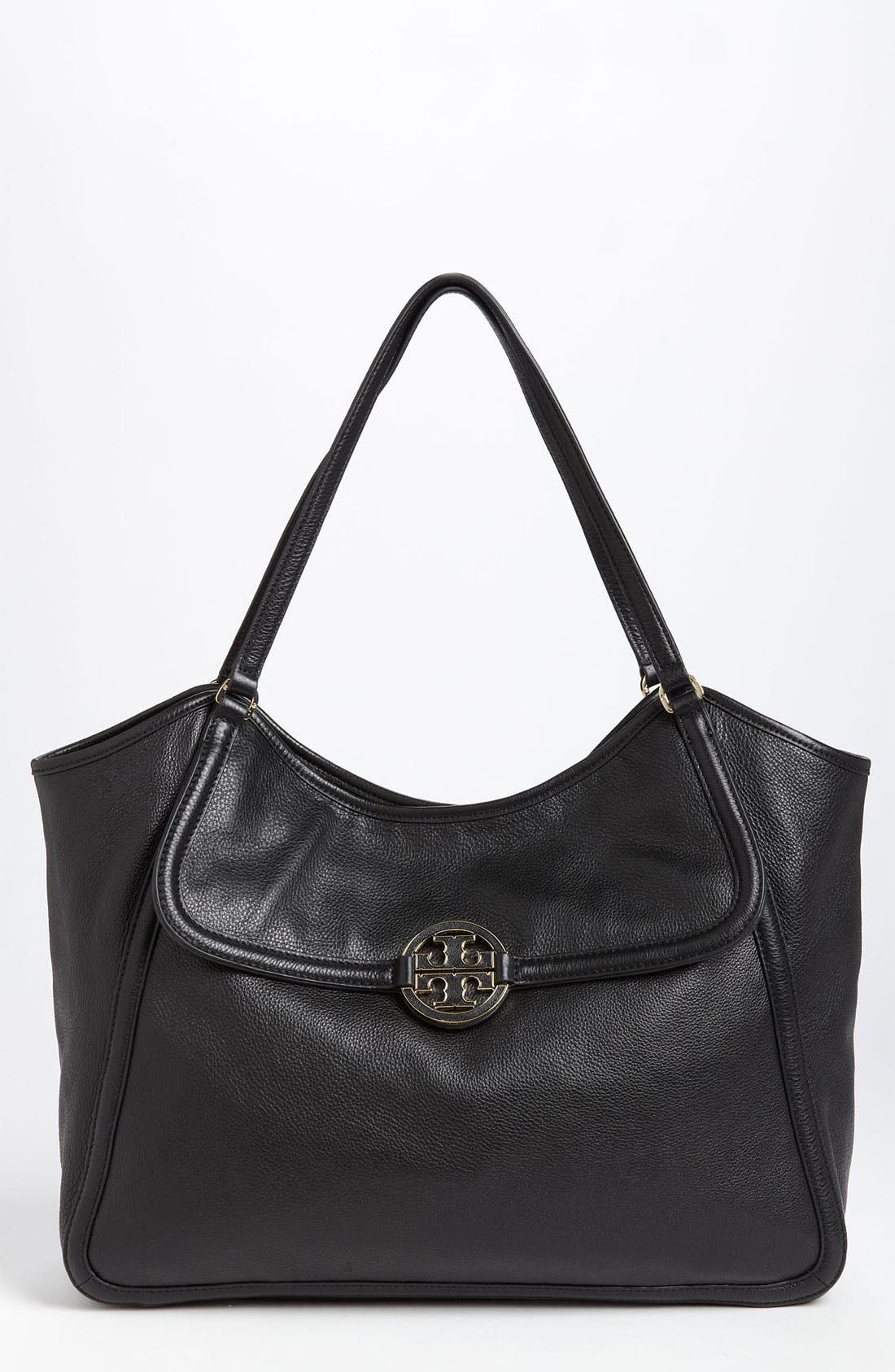 Tory Burch 'Amanda' Leather Tote, Main, color, 
