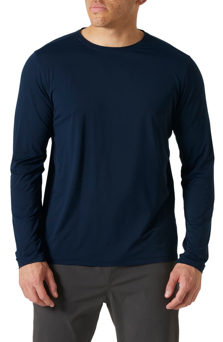 Helly Hansen Shine Solen Long Sleeve Performance T-Shirt, Main, color,