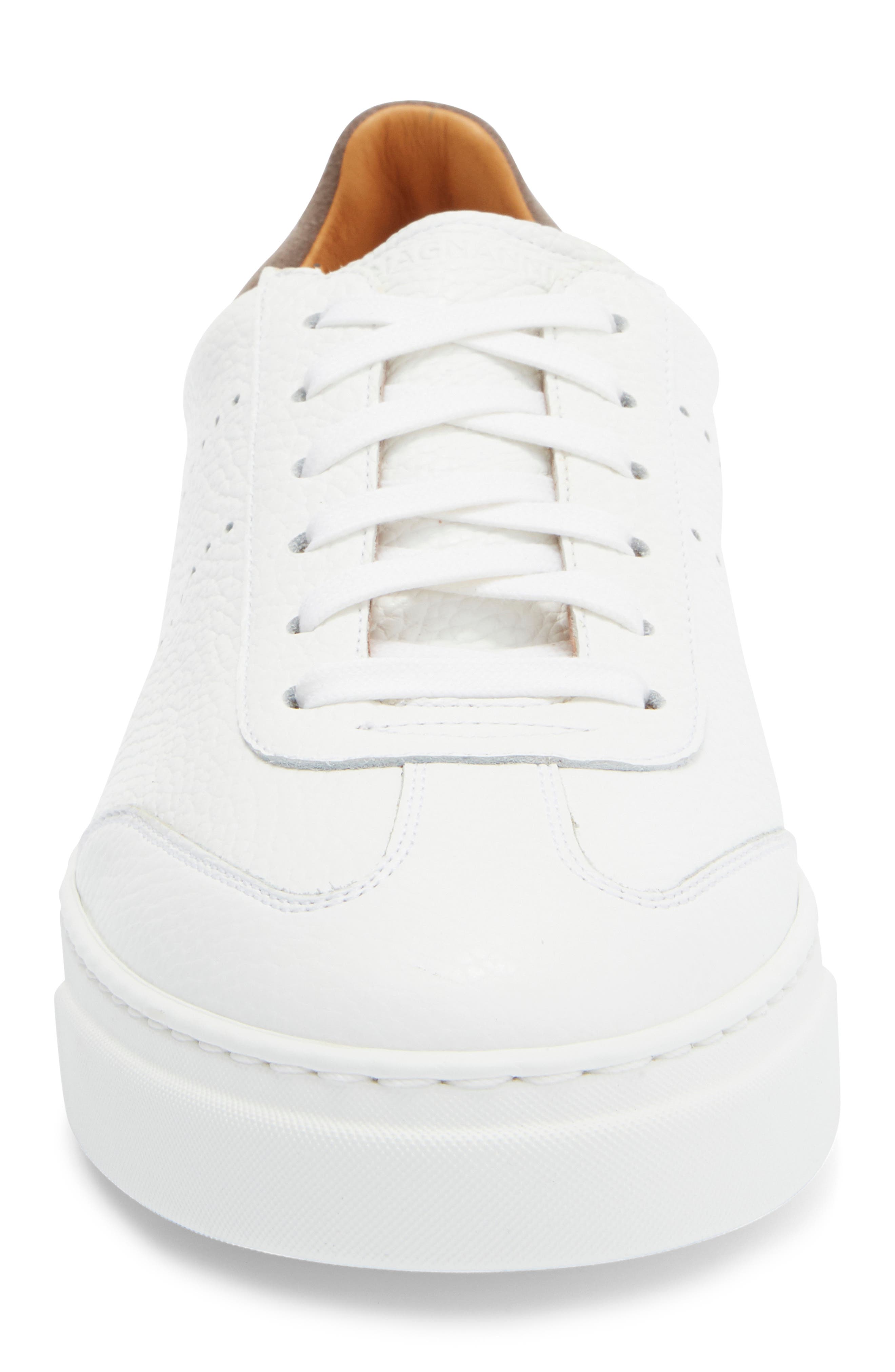 Magnanni Tura Low Top Sneaker, Alternate, color, White