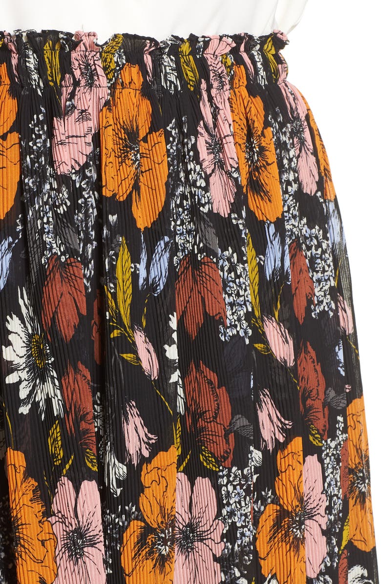 Halogen<sup>®</sup> x Atlantic-Pacific Crinkle Midi Skirt, Alternate, color,