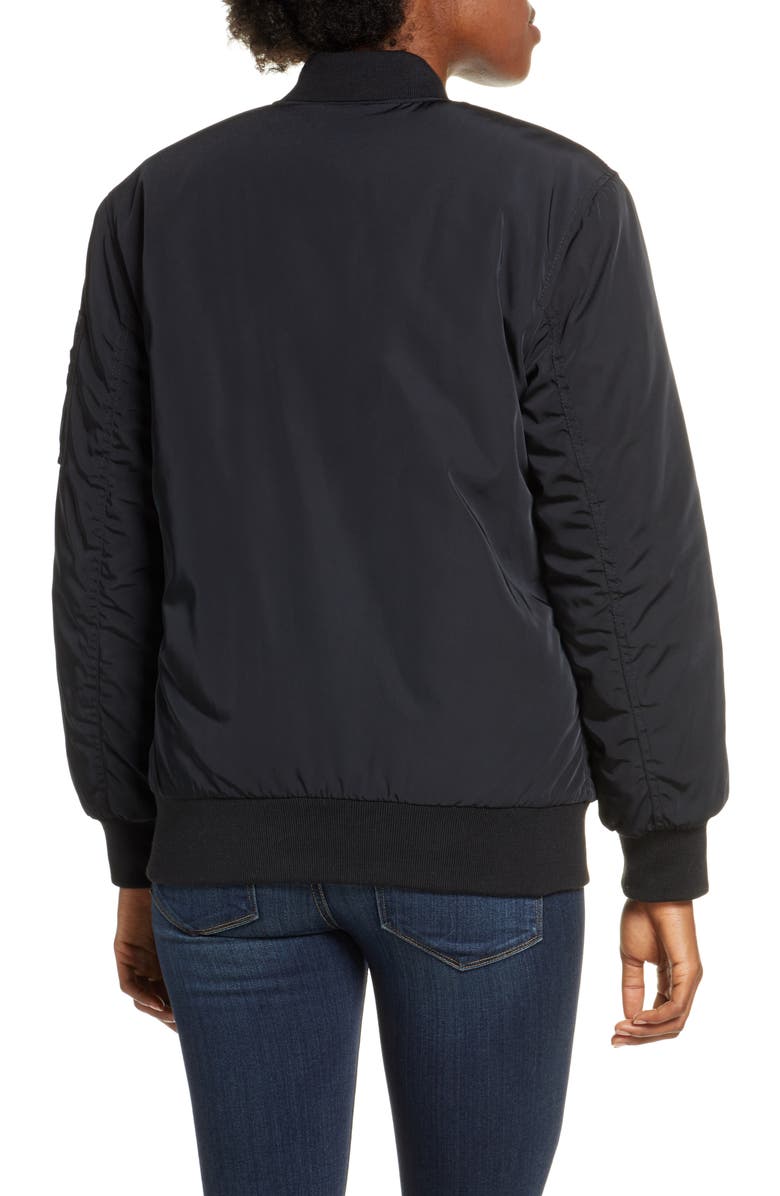 UGG<sup>®</sup> Frances Water Resistant Bomber Jacket, Alternate, color,