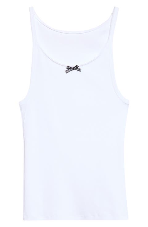 Stretch Cotton Rib Tank