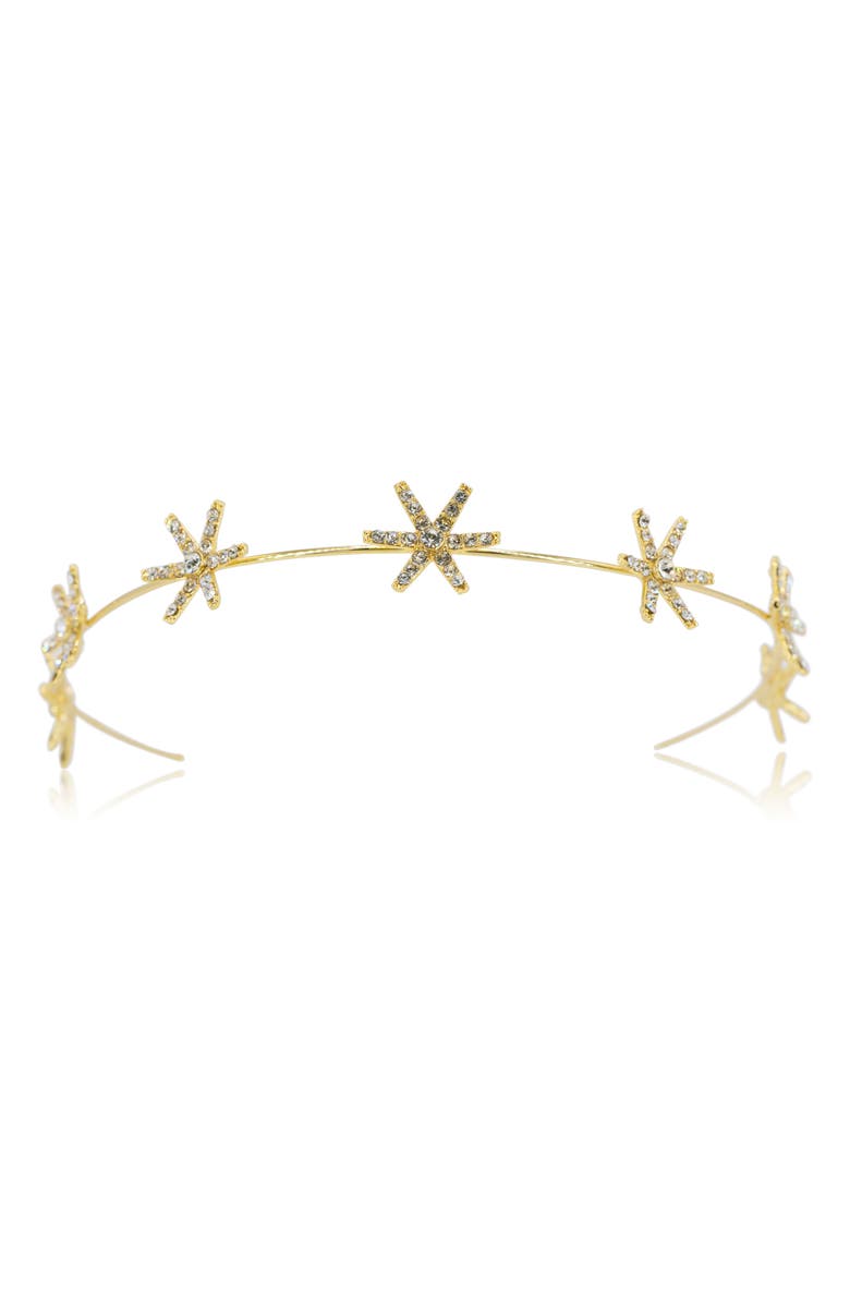 Brides & Hairpins Analia Star Headband, Main, color, Gold