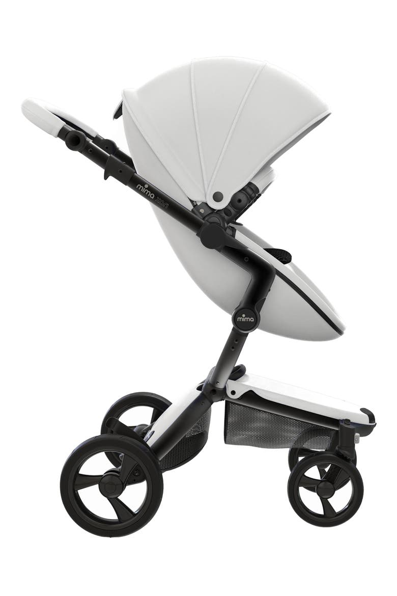 Xari 4G Chassis Stroller & Maxi-Cosi® Coral XP Infant Car Seat Travel System, Alternate, color, BLACK SNOW-WHITE BLACK BLACK