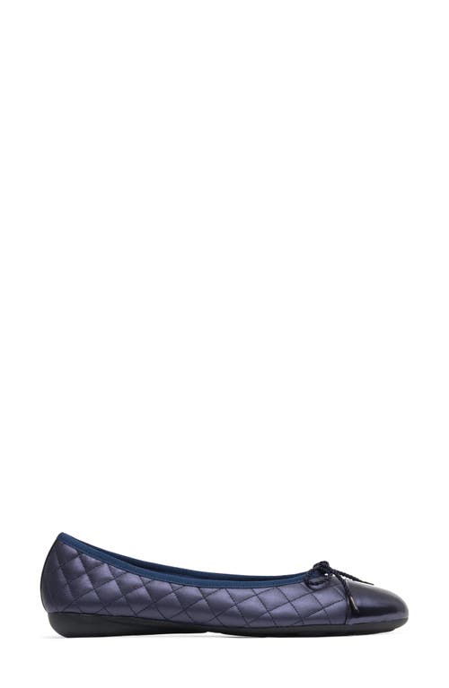 Paul Mayer Cap Toe Quilted Ballet Flat