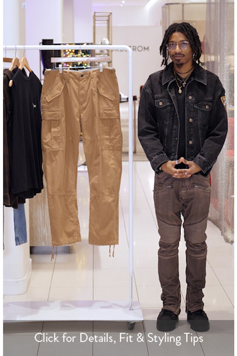 Classic Fit Cotton Canvas Cargo Pants video