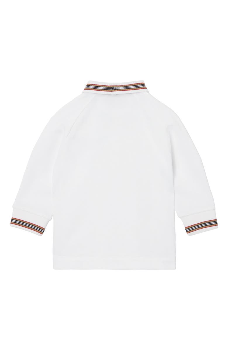 Burberry Kids' Christo Embroidered Logo Cotton Polo, Alternate, color,