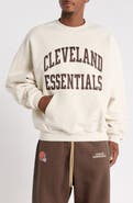Fear of God Essentials Cleveland Browns 90s Relaxed Crewneck Sweatshirt