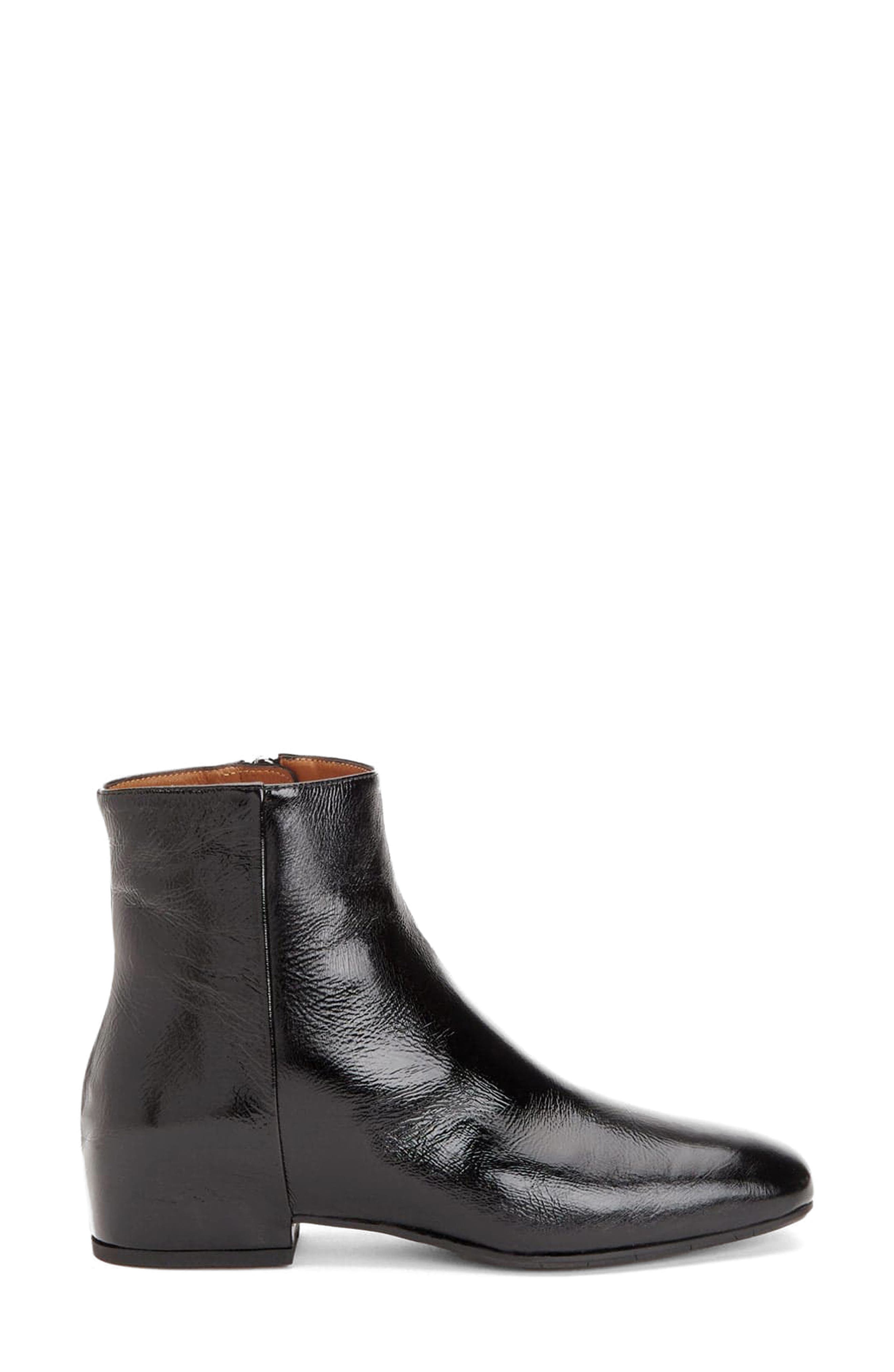Ulyssa Waterproof Bootie, Alternate, color, BLACK PATENT