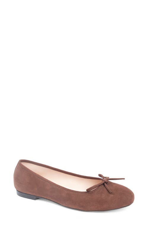 Patricia Green Skim Ballerina Flat In Brown