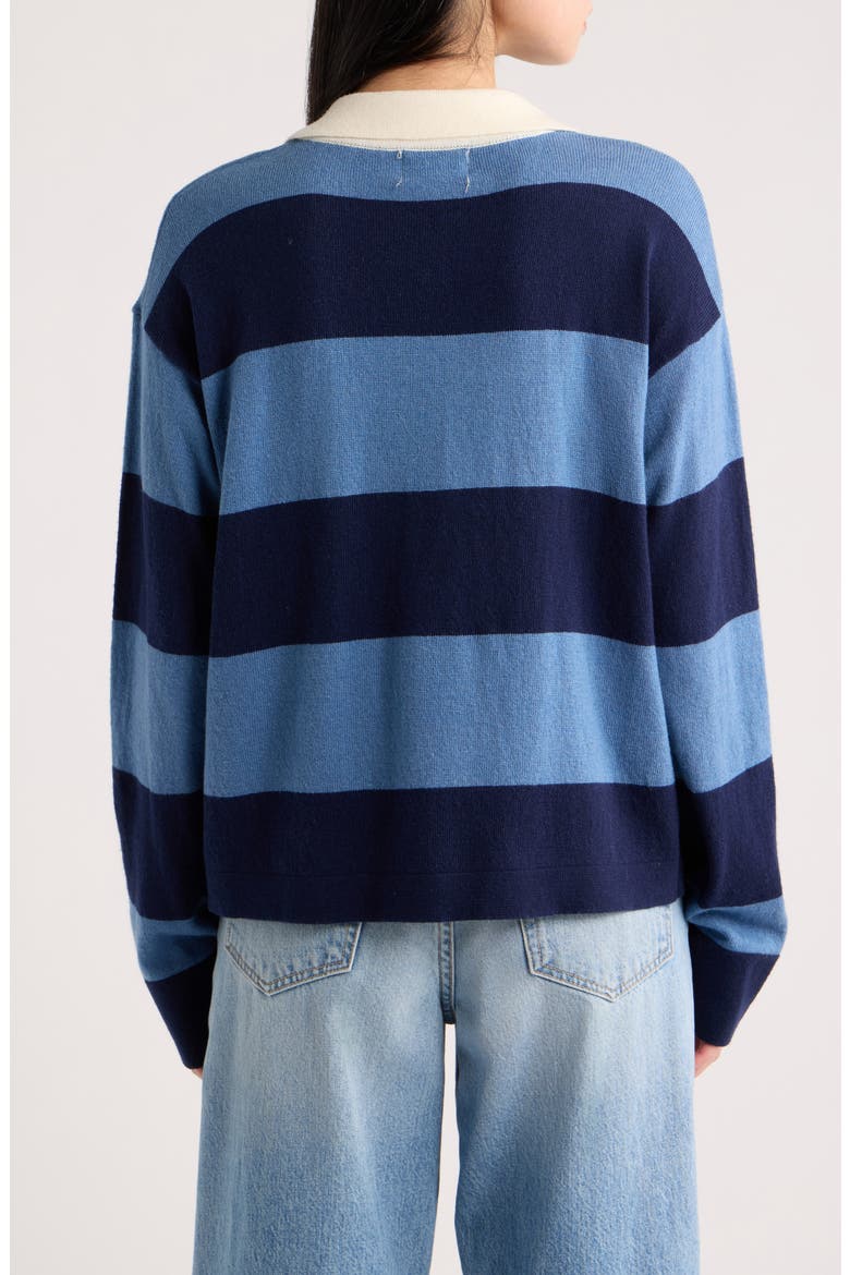 Peyton Rugby Polo Sweater, Alternate, color, BLUE NAVY