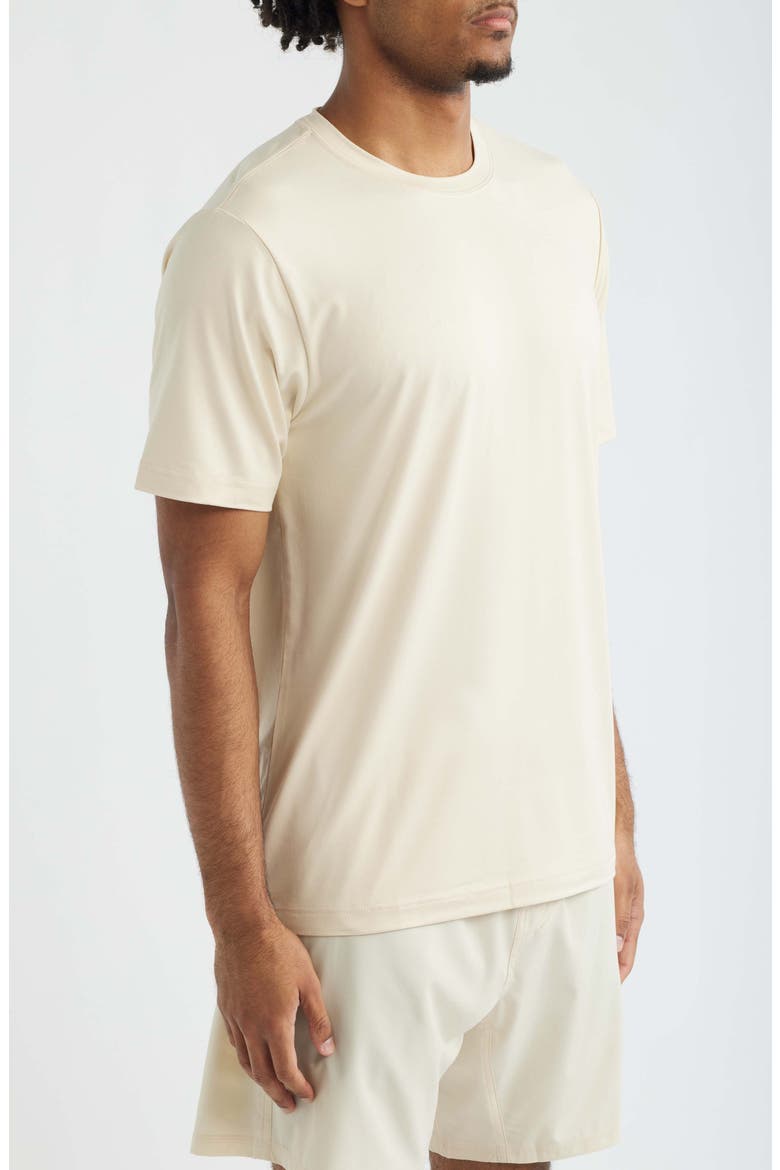 Tempo Tech T-Shirt, Alternate, color, CREAM