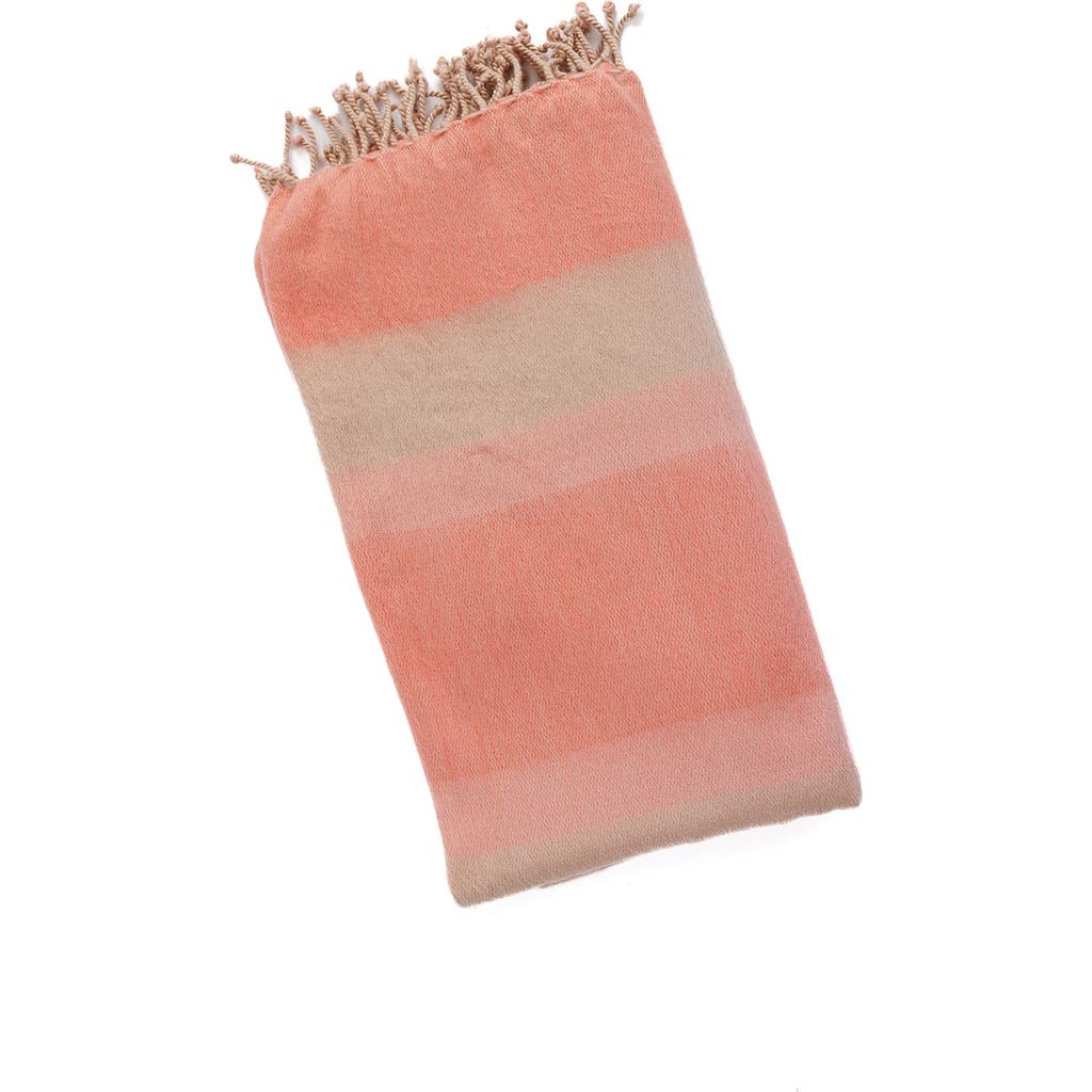 Purple Nest Design Kallpa Collection Blanket In Pink