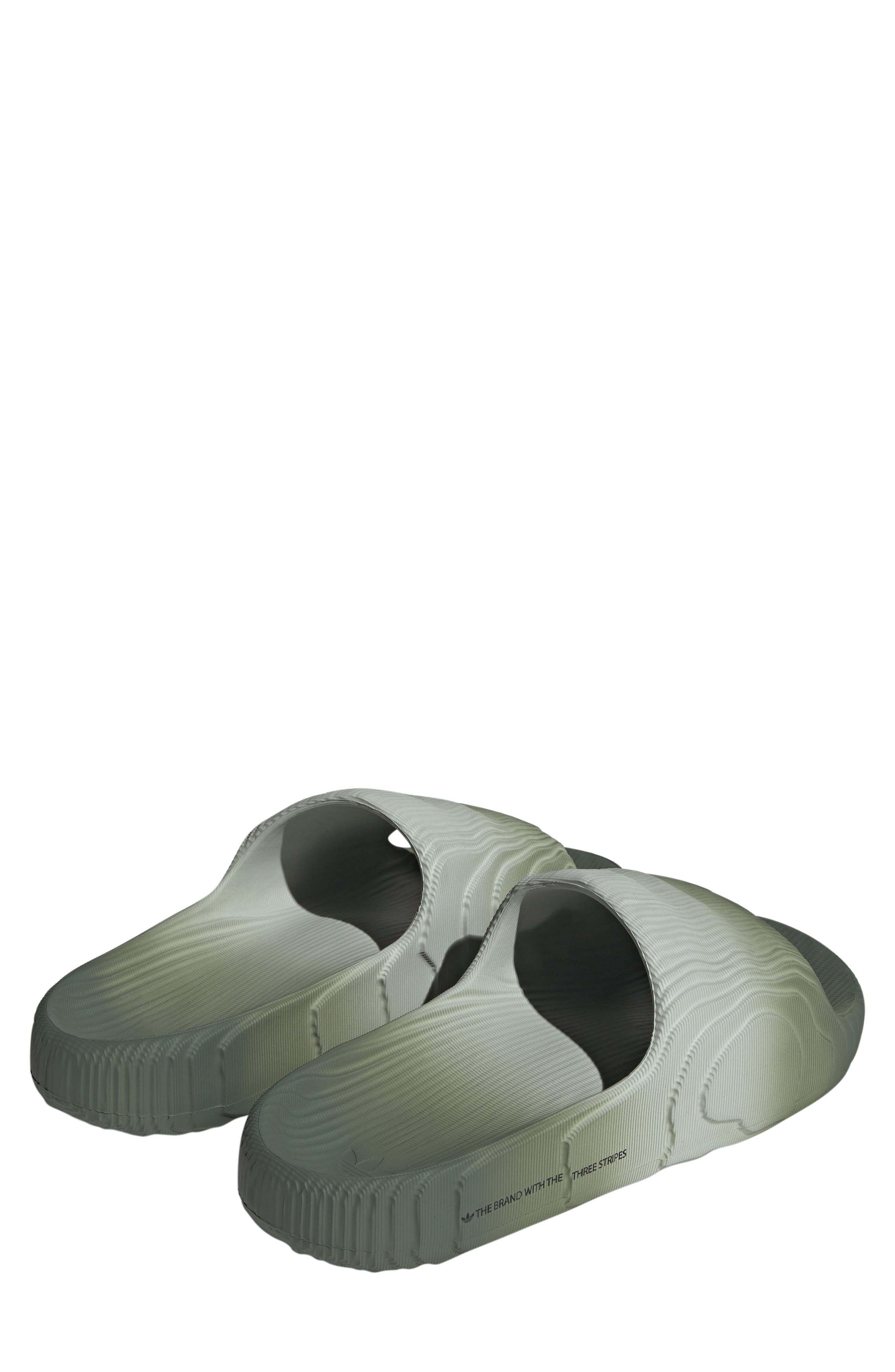 Gender Inclusive Adilette 22 Sport Slide, Alternate, color, SILVER/ GREEN/ CORE BLACK