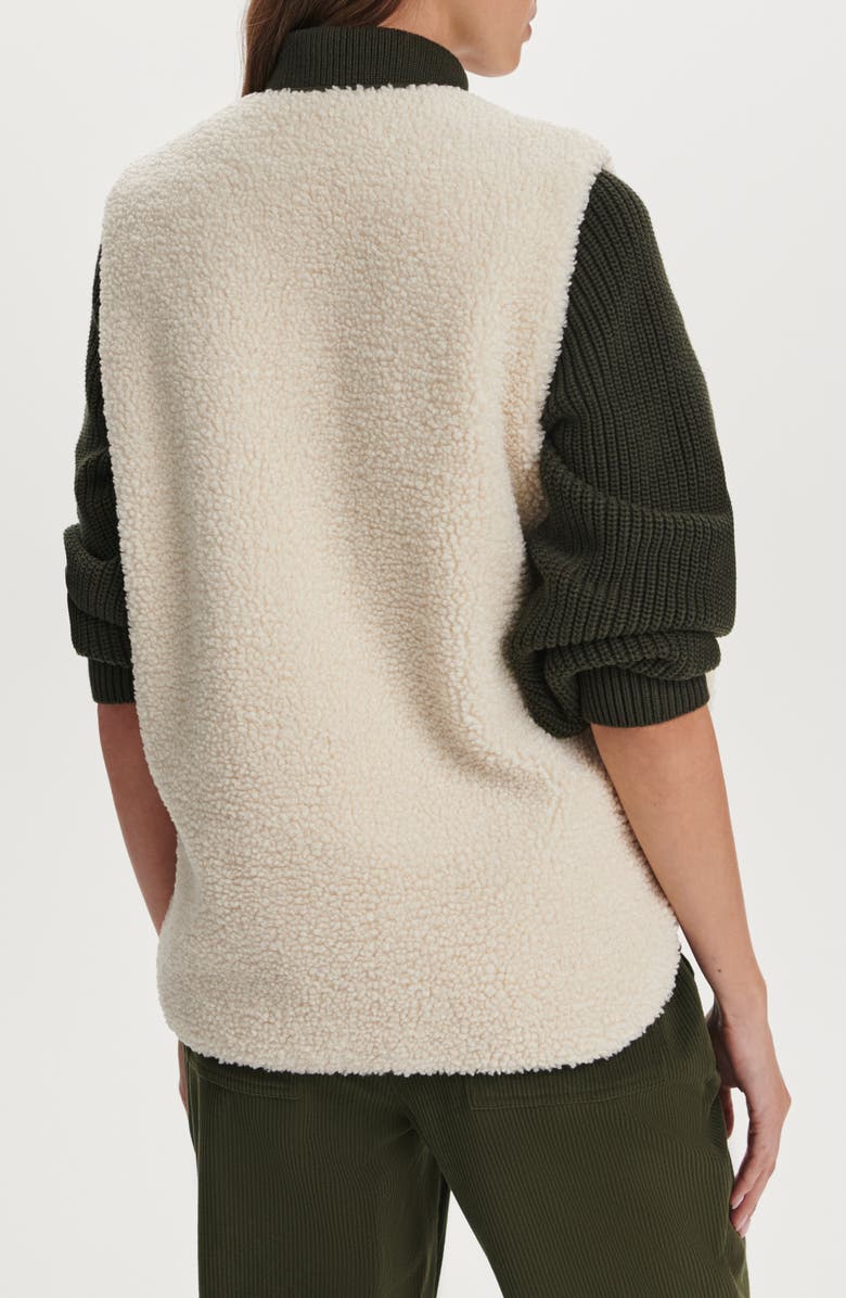 Varley Audrea Reversible Gilet, Alternate, color, Sand Shell / Forest