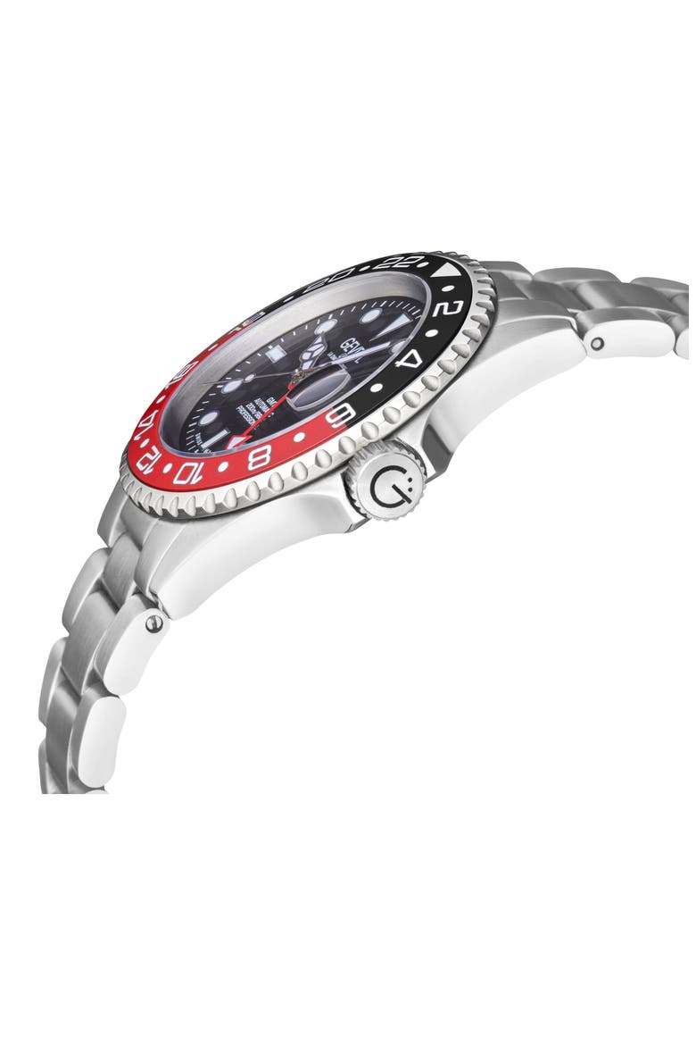 Wall Street Bracelet Watch, 43mm, Alternate, color, SILVER