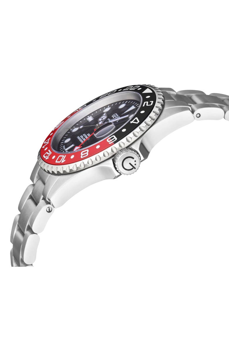 GEVRIL Wall Street Bracelet Watch, 43mm, Alternate, color, Silver