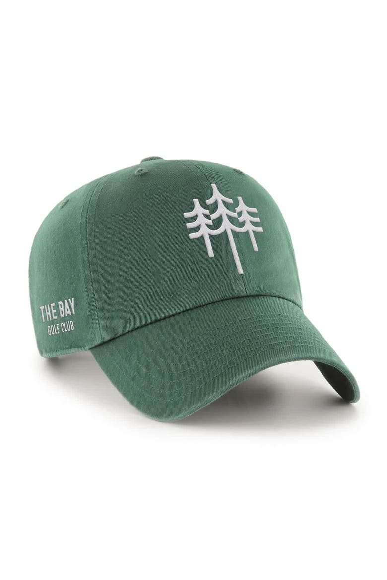 Men's '47  Dark Green The Bay Golf Club Sure Shot Clean Up Adjustable Hat, Main, color, Dark Green