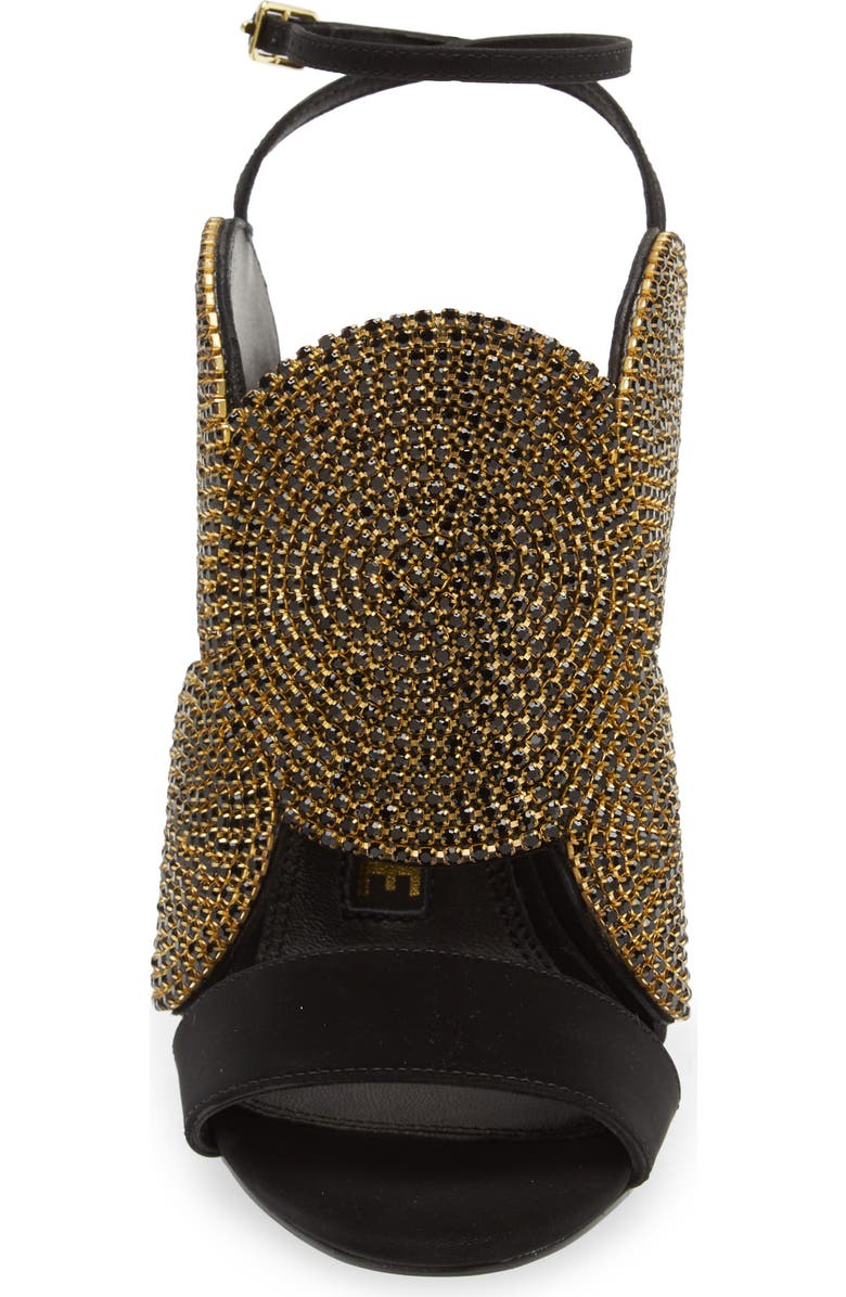 KAT MACONIE Frida Crystal Medallion Ankle Strap Sandal, Alternate, color,