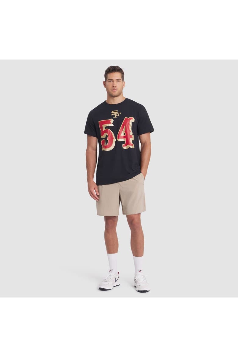 Men's Nike Fred Warner Black San Francisco 49ers 2025 Rivalries Collection Player Name & Number T-Shirt, Alternate, color, Black