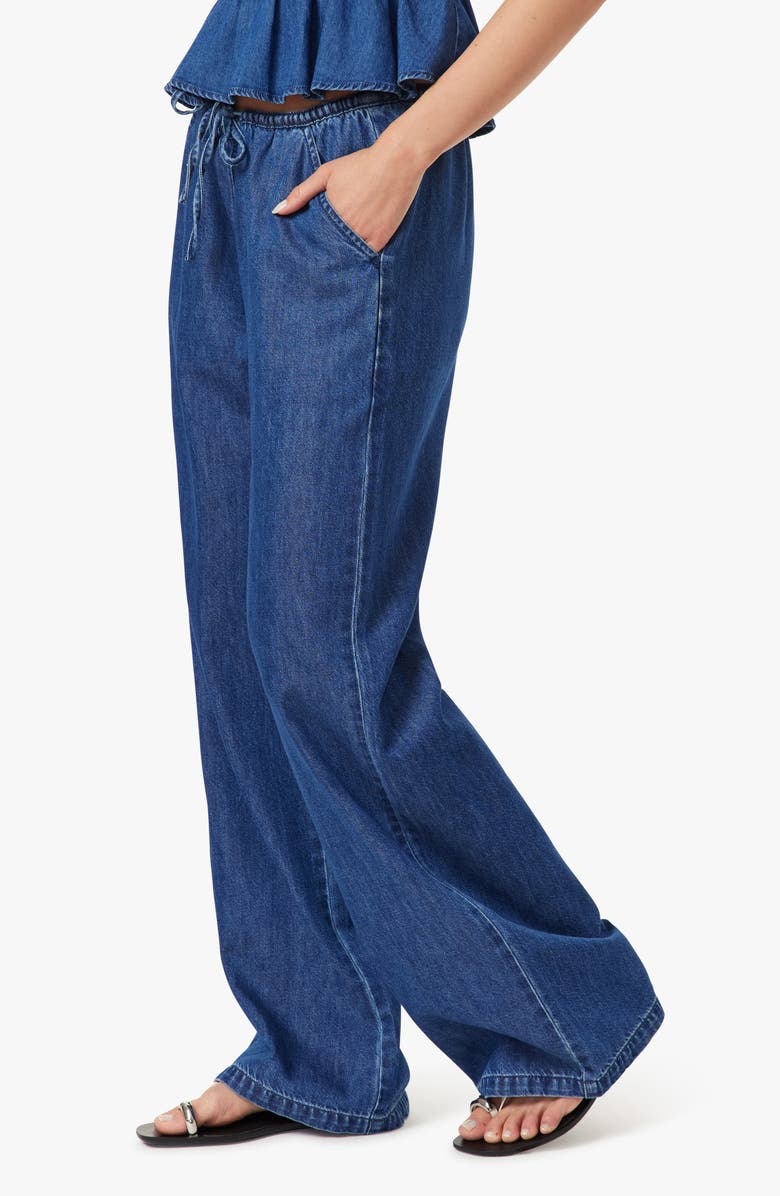 Habitual Drawstring Waist Wide Leg Jeans, Alternate, color, Laguna