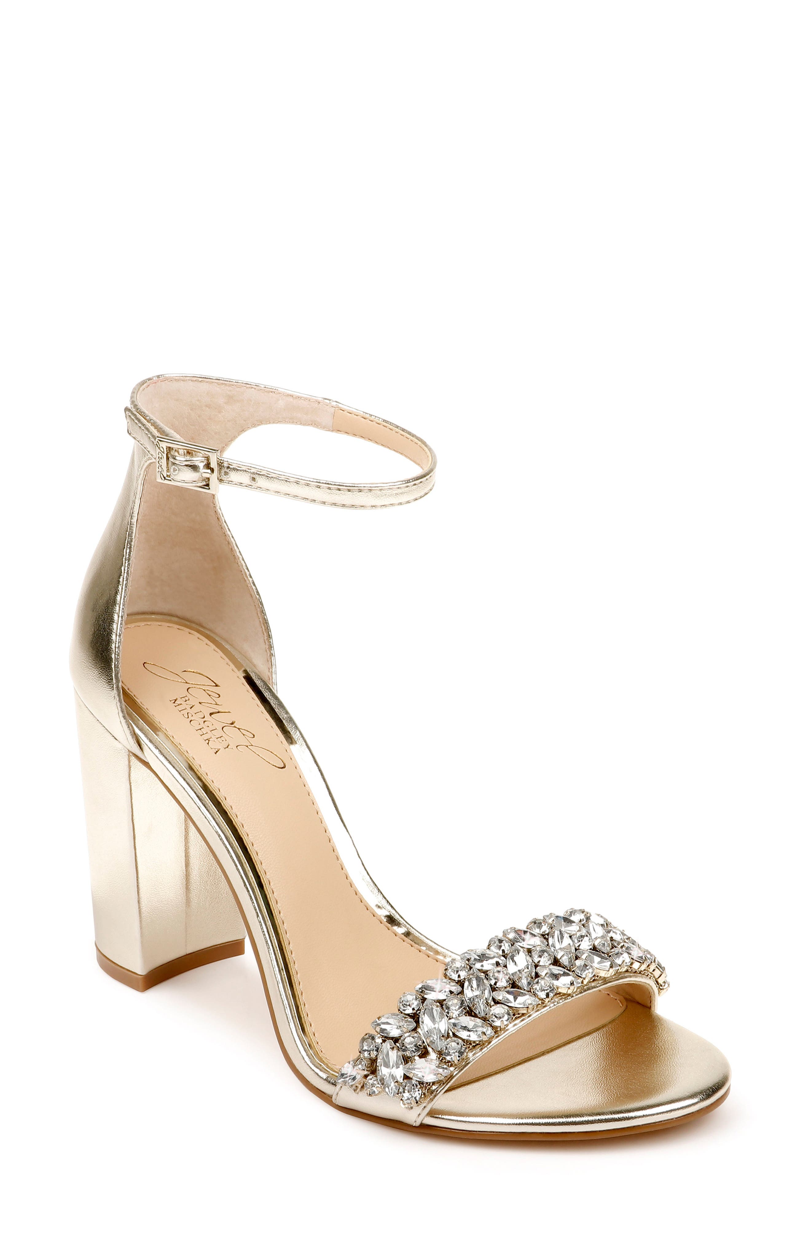 Baldwin Ankle Strap Sandal, Main, color, LIGHT GOLD METALLIC