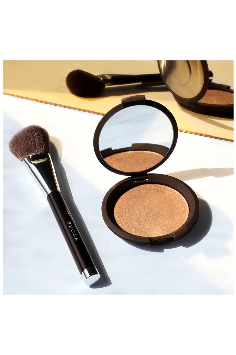 BECCA Angled Highlighter Brush, Alternate, color, NO COLOR