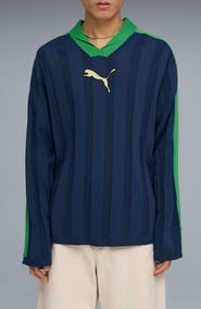 PUMA T7 Rib Long Sleeve Polo