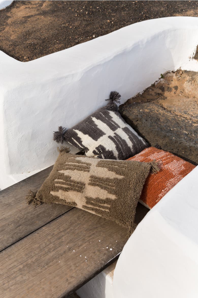 Nomad cushion Zagros, Alternate, color, Brown, Seashell
