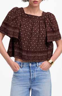 Madewell Flutter Sleeve Top