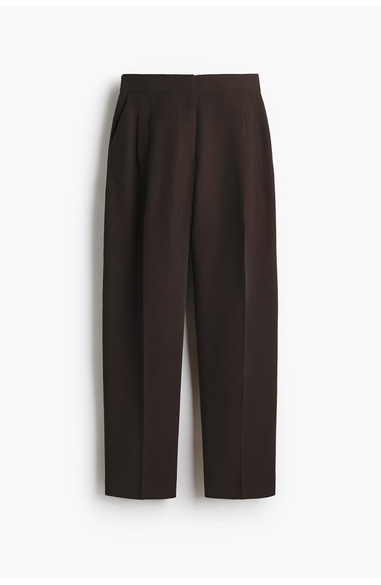 H&M Barrel-leg Twill Trousers, Main, color, 