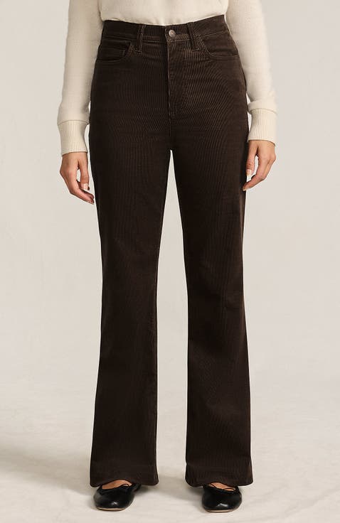 Corduroy High Rise Classic Flare Pants
