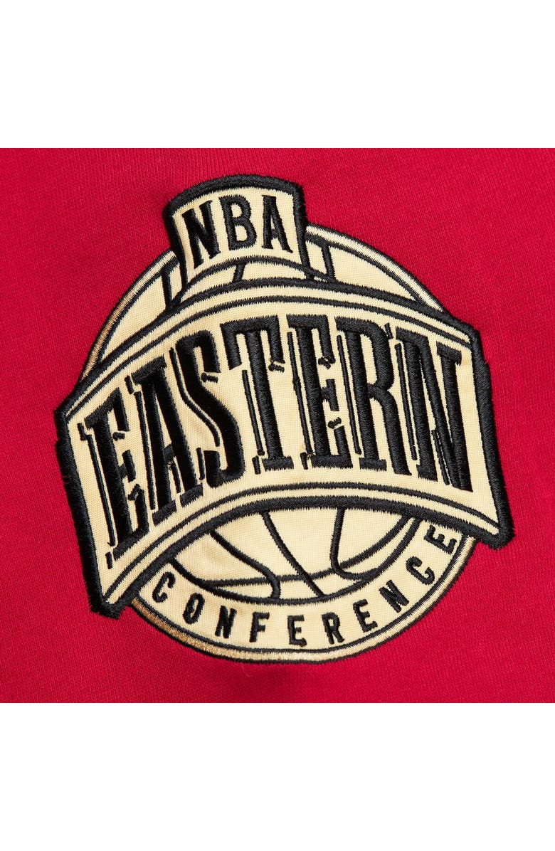 Mitchell & Ness Men's Mitchell & Ness Red Chicago Bulls Team OG 2.0 Vintage Logo Fleece Pullover Hoodie, Alternate, color, Red