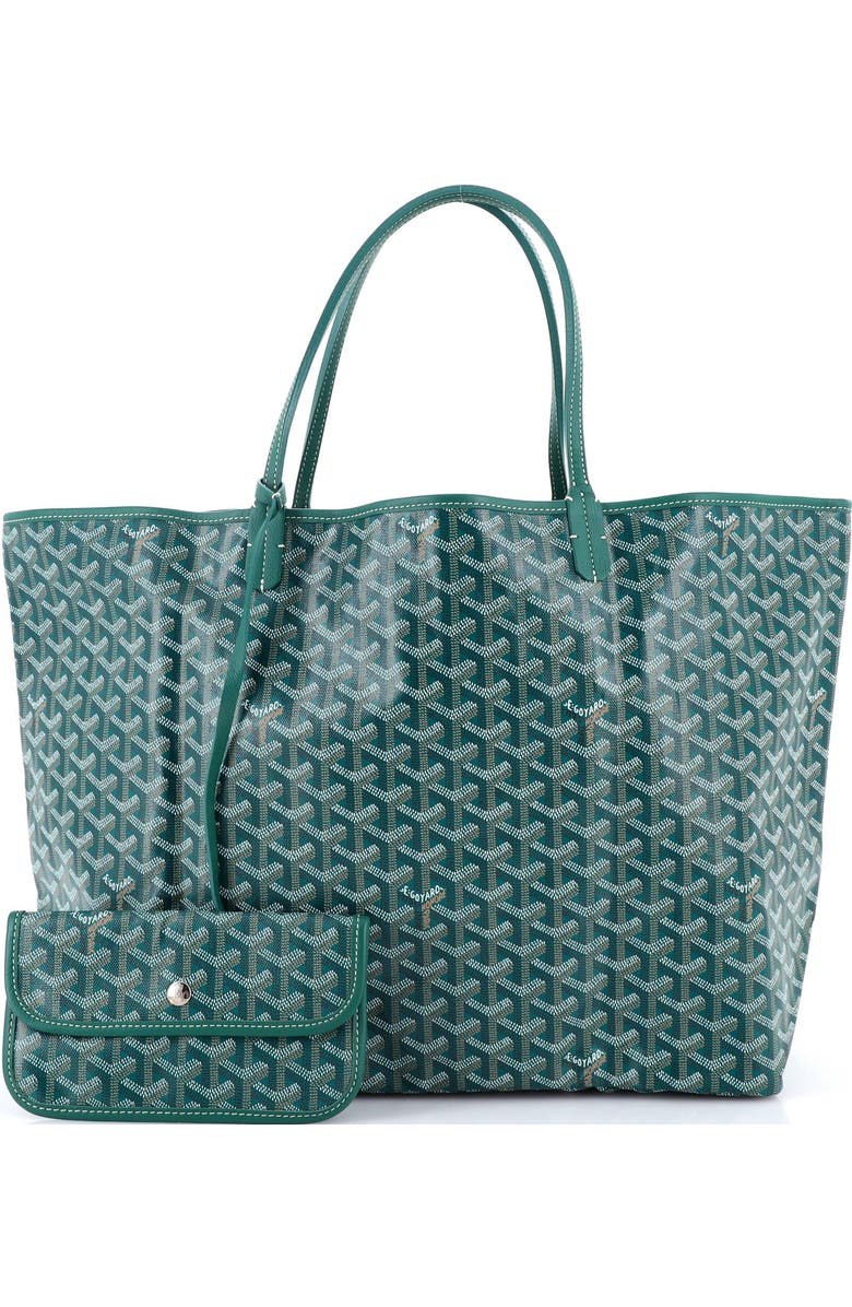 Pre-Owned Goyard Saint Louis Tote Coated Canvas GM, Alternate, color, Green