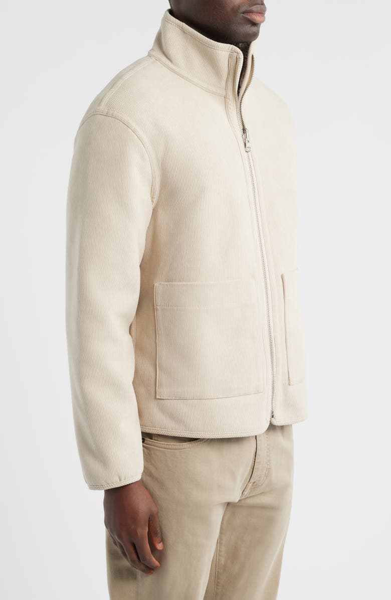 Wax London Killick Reversible Corduroy & Faux Shearling Jacket, Alternate, color, Natural