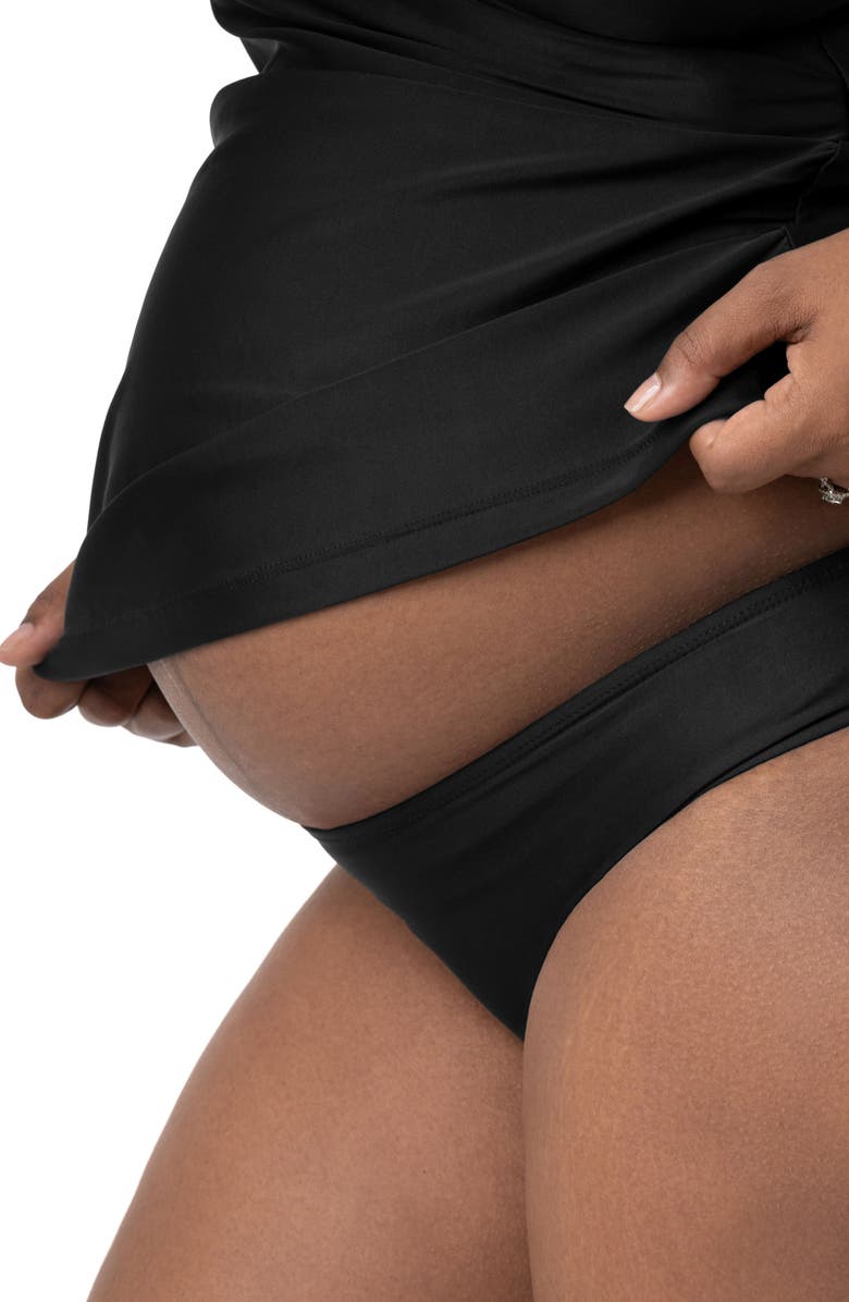 Kindred Bravely Crossover Maternity/Nursing Tankini Top, Alternate, color, 