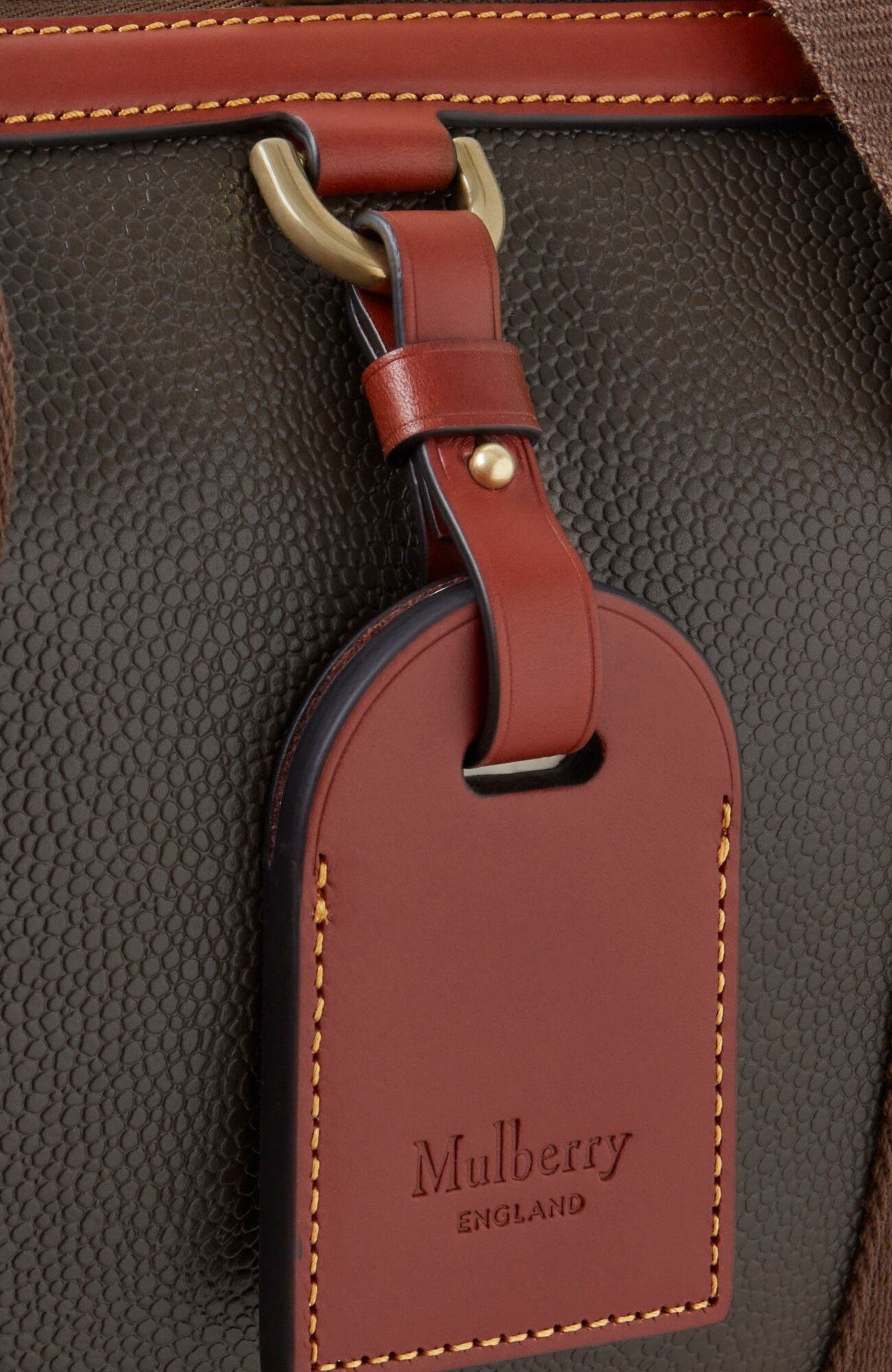Heritage Day Clipper Eco Scotchgrain Duffle, Alternate, color, Mole-Cognac
