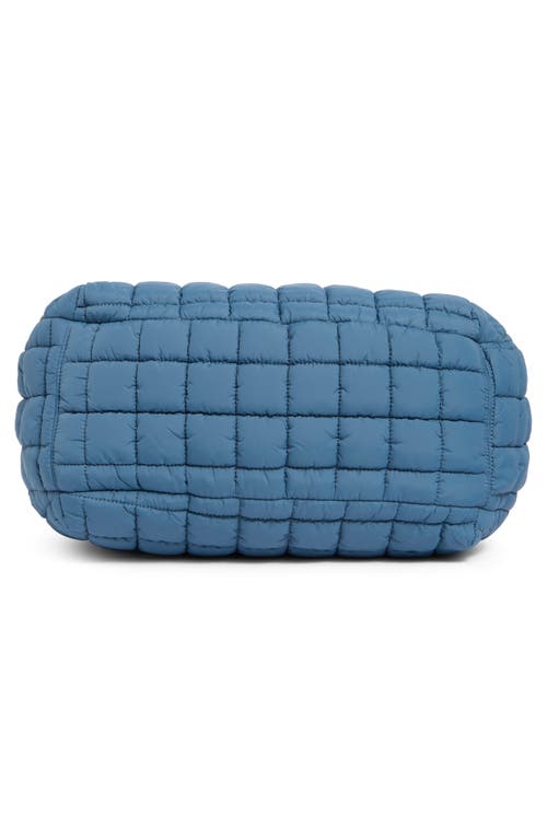 Urban Expressions Handbags Columbia Square Quilt Shoulder Bag In Denim