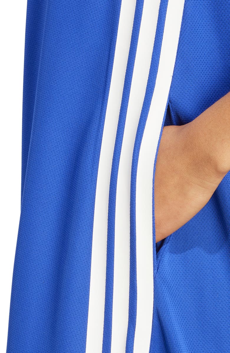 adidas Tiro 3-Stripes Recycled Polyester Mesh Maxi Dress, Alternate, color, 