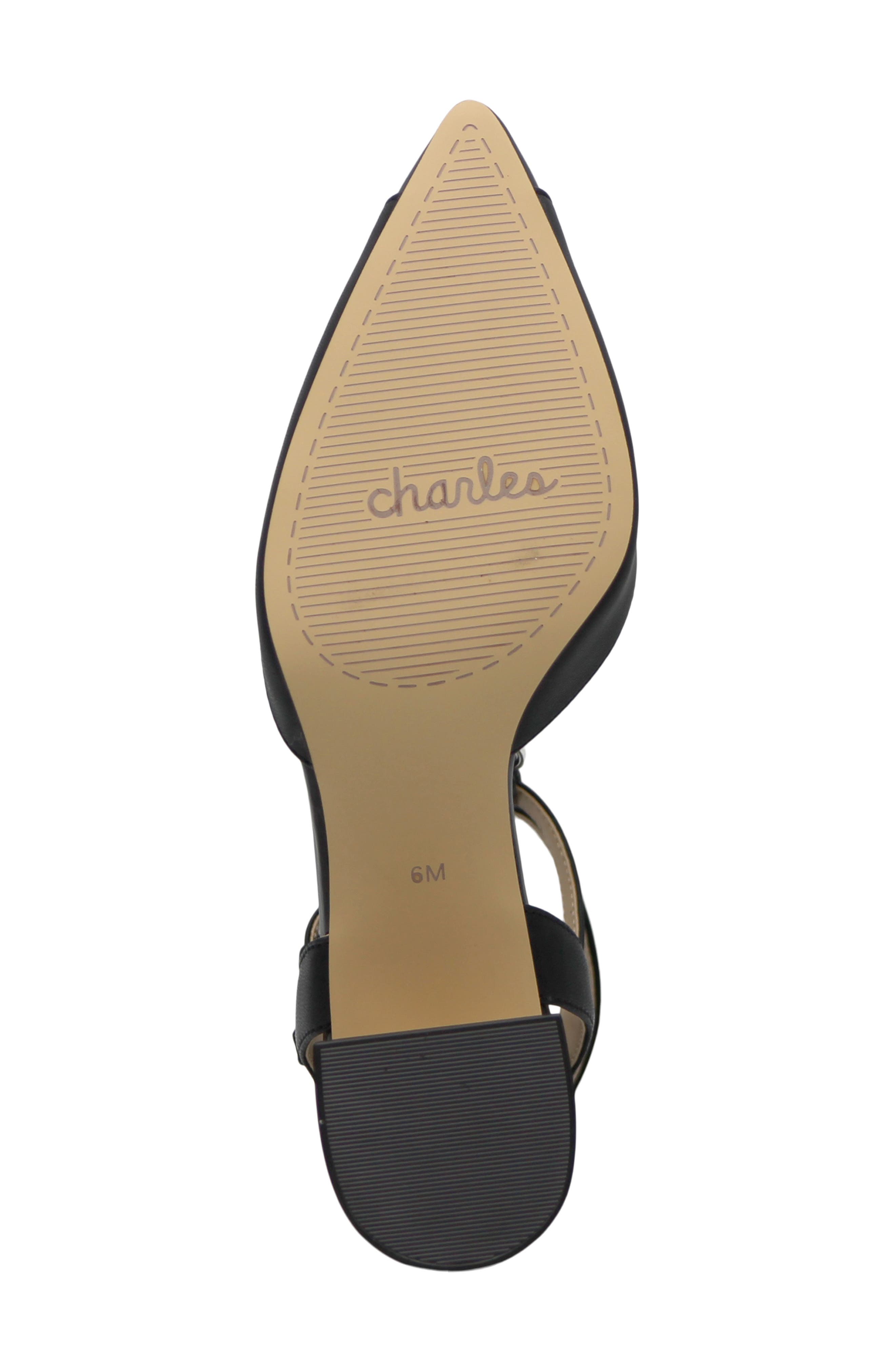 Charles by Charles David Aki Crystal T-Strap Pump, Alternate, color, Black