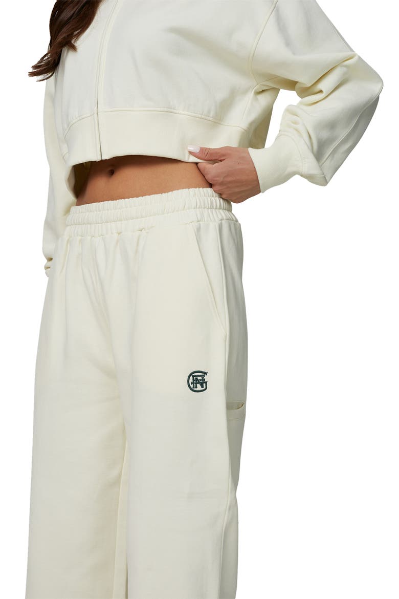 Straight Leg Halftone Joggers, Alternate, color, Ivory