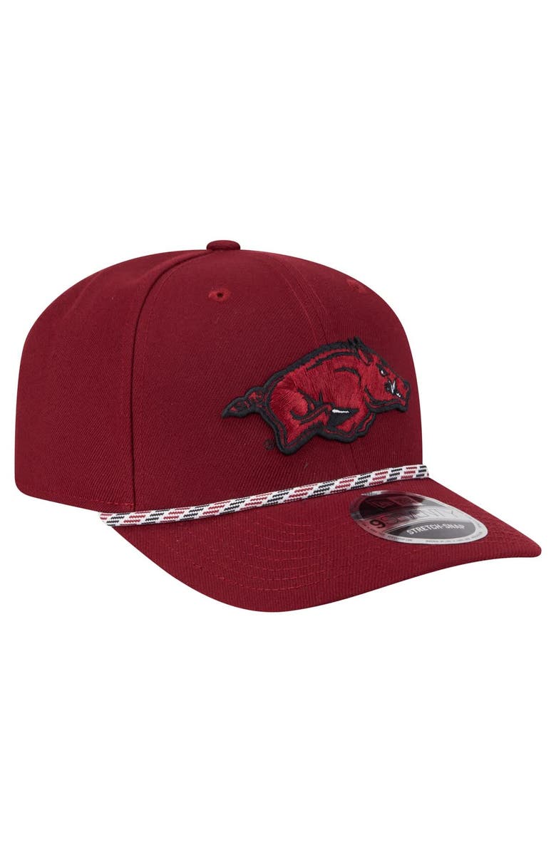 New Era Men's New Era Cardinal Arkansas Razorbacks Game Day Multi-Rope 9SEVENTY Stretch-Snap Hat, Alternate, color, Cardinal