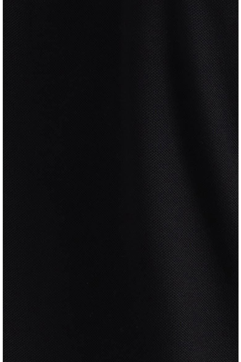 Logo Patch Regular Fit Cotton Piqué Polo, Alternate, color, BLACK