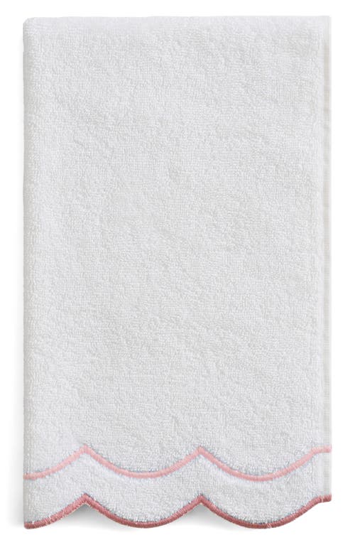Peri Home Scallop Hand Towel In White
