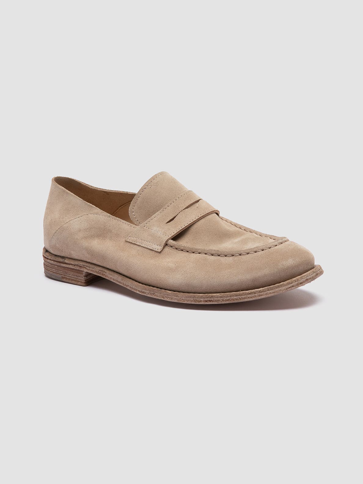 Lexikon 516 Leather Penny Loafers, Alternate, color, Beige