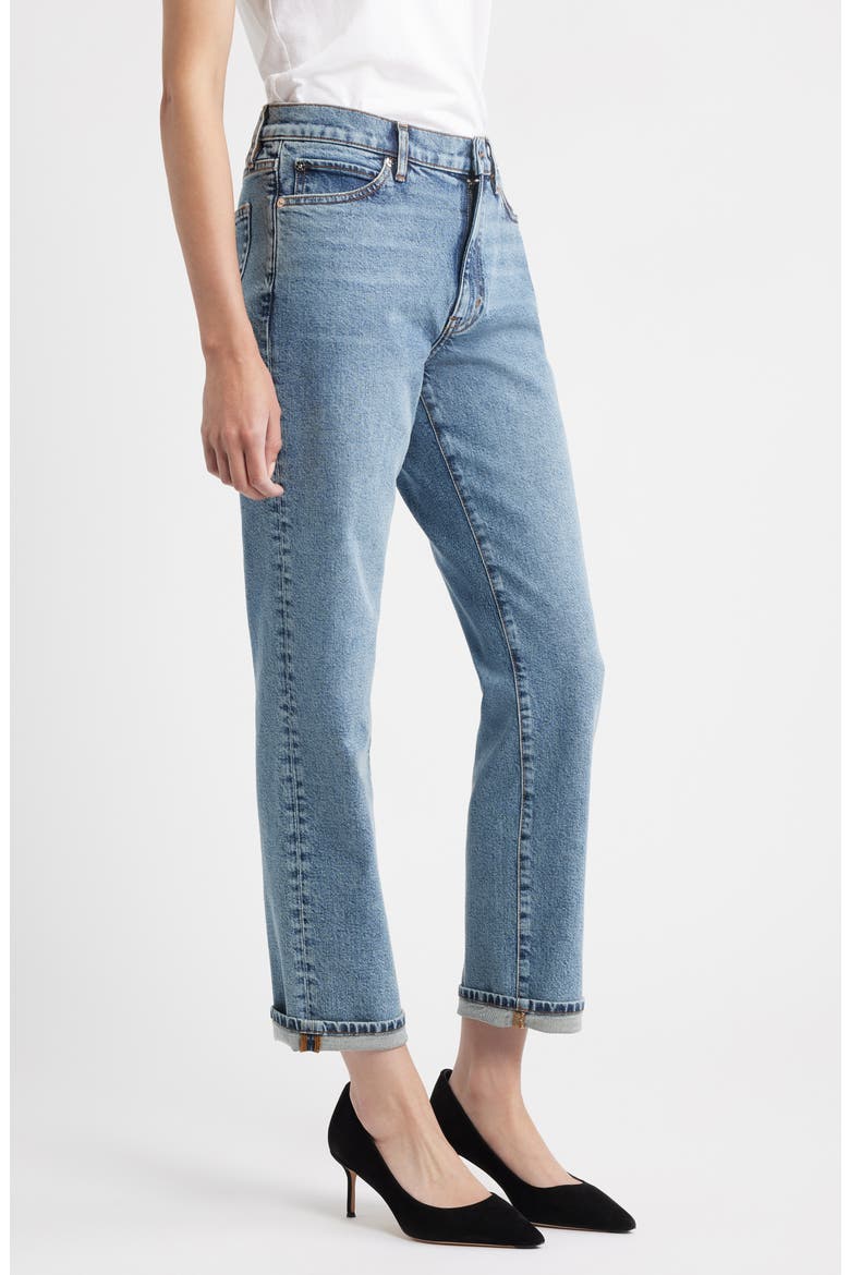 The Borrowed Mid Rise Boyfriend Jeans, Alternate, color, ESCAPE