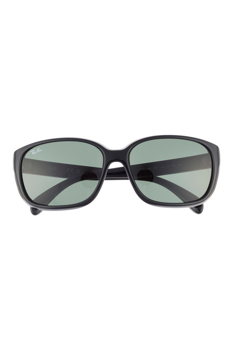 Retro Inspired Sunglasses, Main, color, BLACK